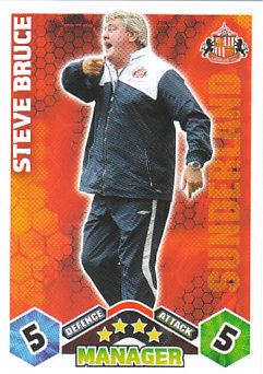 Steve Bruce Sunderland 2009/10 Topps Match Attax Manager #442